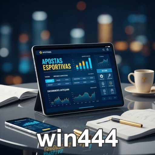 Tela de apostas esportivas no site win444 em dispositivo móvel.