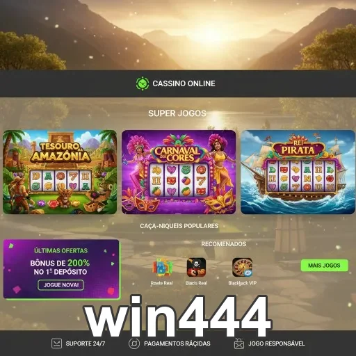 win444 mostra jogos populares com interface amigável para celular.