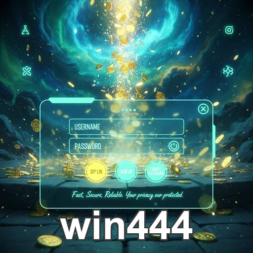 Tela de cadastro segura do win444 com informações do usuário.