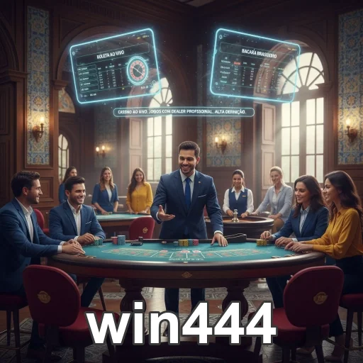 Jogos de cassino VIP com dealer profissional no win444.