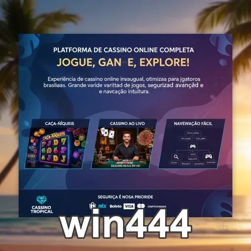 win444 oferece plataforma de slots rápidos e live gaming.