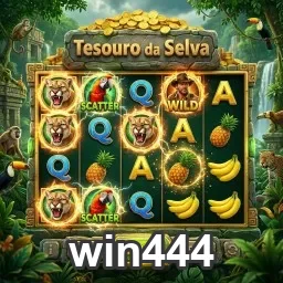 Slot Tesouro da Selva disponível no win444 em destaque.