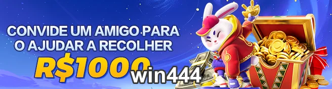 Imagem de coelho carismático com moedas, promoção win444.